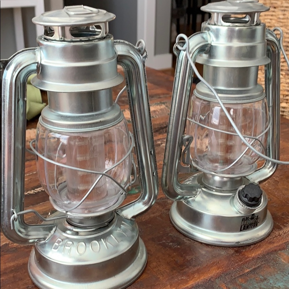 2 Brooklyn brand lanterns